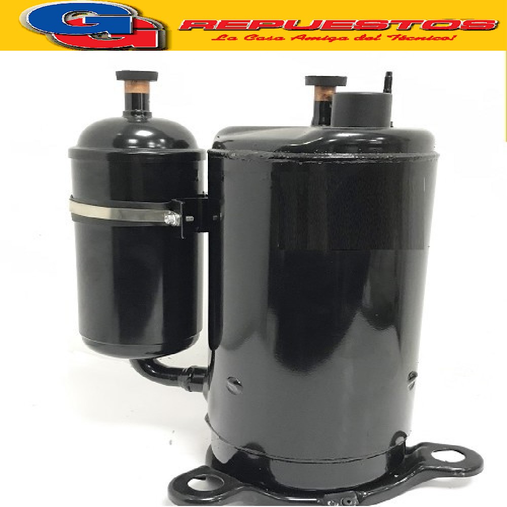 COMPRESOR ROTATIVO 2100 FRIGORIAS R410 GMCC TOSHIBA ASM99V2U DZ R410 ALTO 29.2 CM  CAPACITOR 25 uF