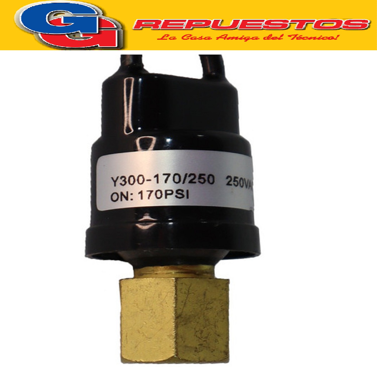 PRESOSTATO ENCAPSULADO BLUESTAR Y300-170/250  -BLPS-YKL OFF250/ON170