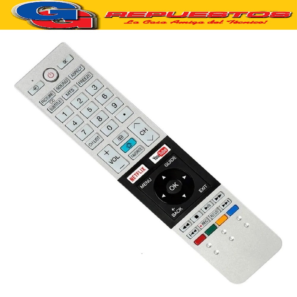 CONTROL REMOTO LED TOSHIBA SMART R5378 3858 R47