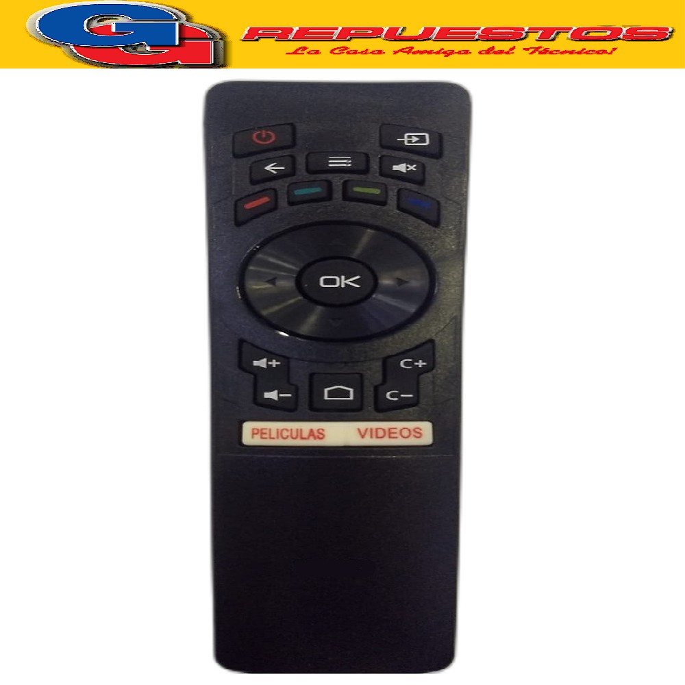 CONTROL REMOTO TV NOBLEX SMART R5553 REEMPLAZO R6861  REM202 - MLCD102 R55 