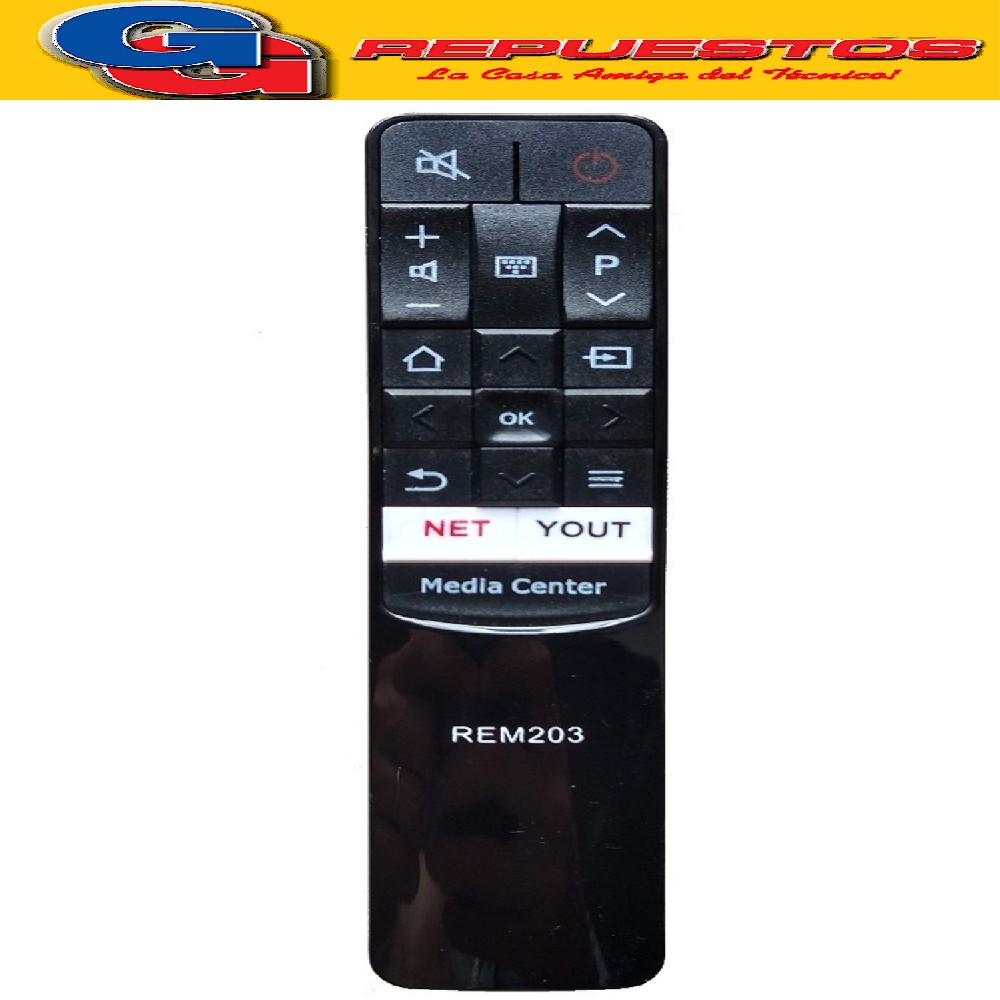 CONTROL REMOTO LED SMART RCA, TCL, HITACHI REM 203 - MLCD103 CONTROL REMOTO LED SMART RCA, TCL, HITACHI R5554 R6848= R685 REM 203 - MLCD103 R5320