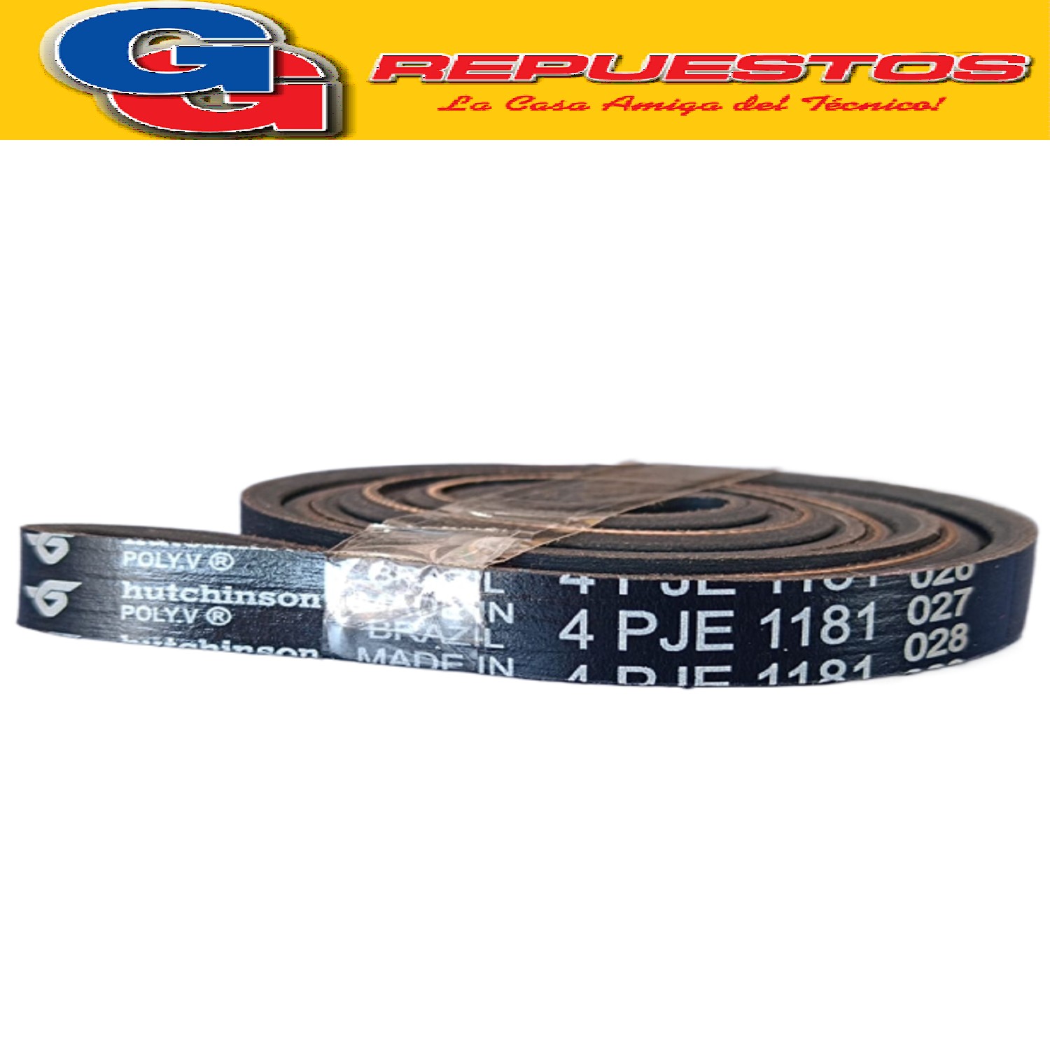 CORREA POLY-V 1181 J4 (ELASTICA) DREAN 166 IMPORTADA