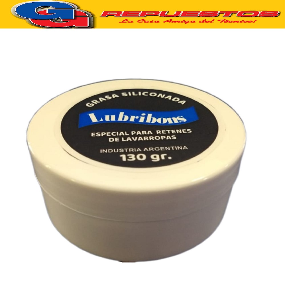 GRASA LUBRICANTE GEL BLANCO P/ RETENES 130 GRS SILICONADA LUBRIBONS