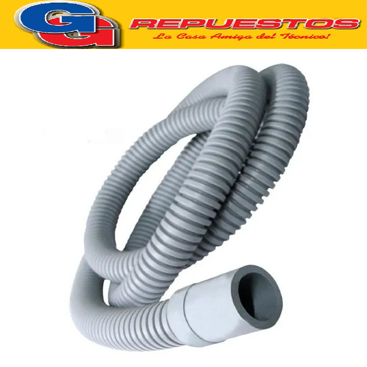 MANGUERA DE DESAGOTE PARA LAVARROPAS DE 2MTS DE LARGO CON BO CA DE 22mm DIAMETRO INTERNO 28 DIAM EXTERIOR DE UN LADO Y DEL OTRO 21MM INTERIOR Y 27MM EXTERIOR VARIAS MARCAS 