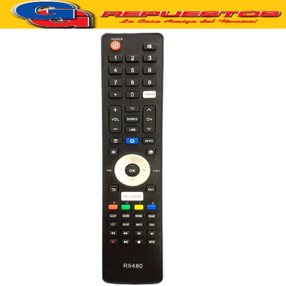 thumbnail interactive-video image 1 of Universal Replacement Remote Control For Sanyo TVs (LCD, LED, Smart) - Model SANYO-OTT 1 of 4