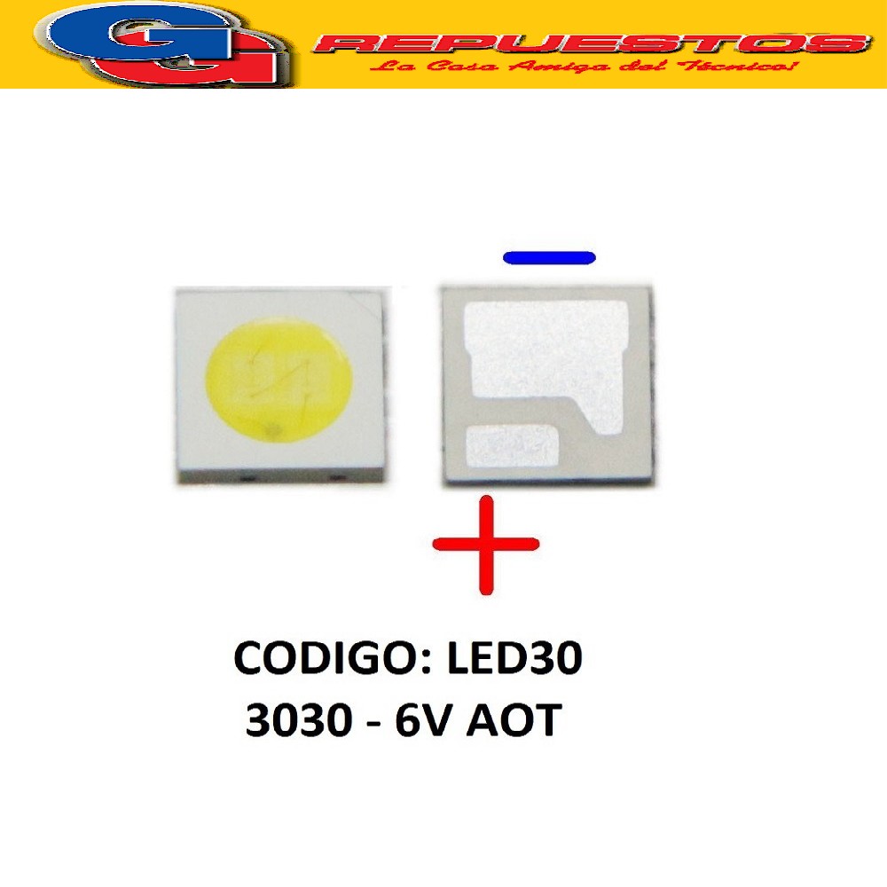 LED PANTALLA 30X30 6V AOT BACKLIGHT VARIAS MARCAS AOT