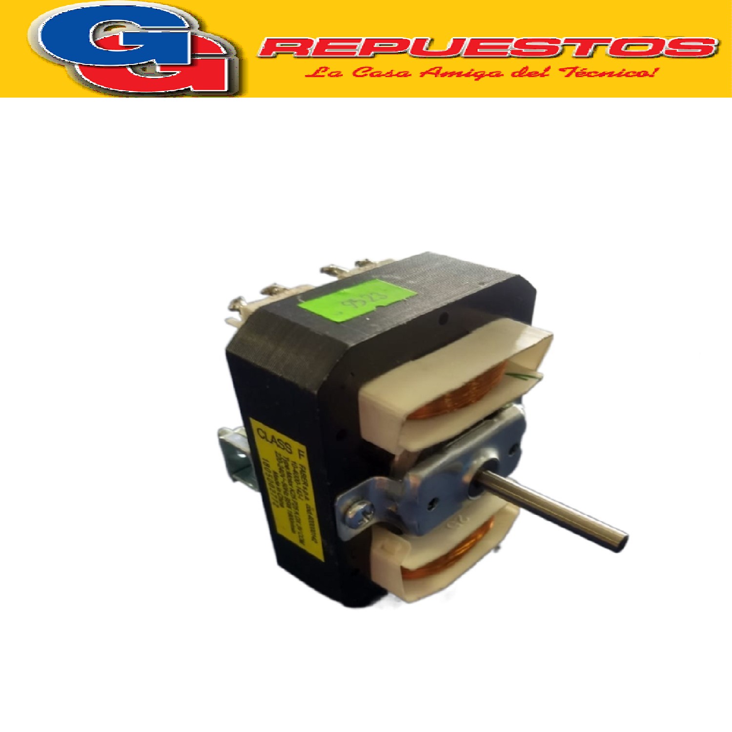 MOTOR PARA PURIFICADOR SPAR DX 95W CLASS F 10-4000-140-I TYP E: MOTOR K25 P25 K DX 3V COM 220-240V-50Hz 95W 1900R/MIN