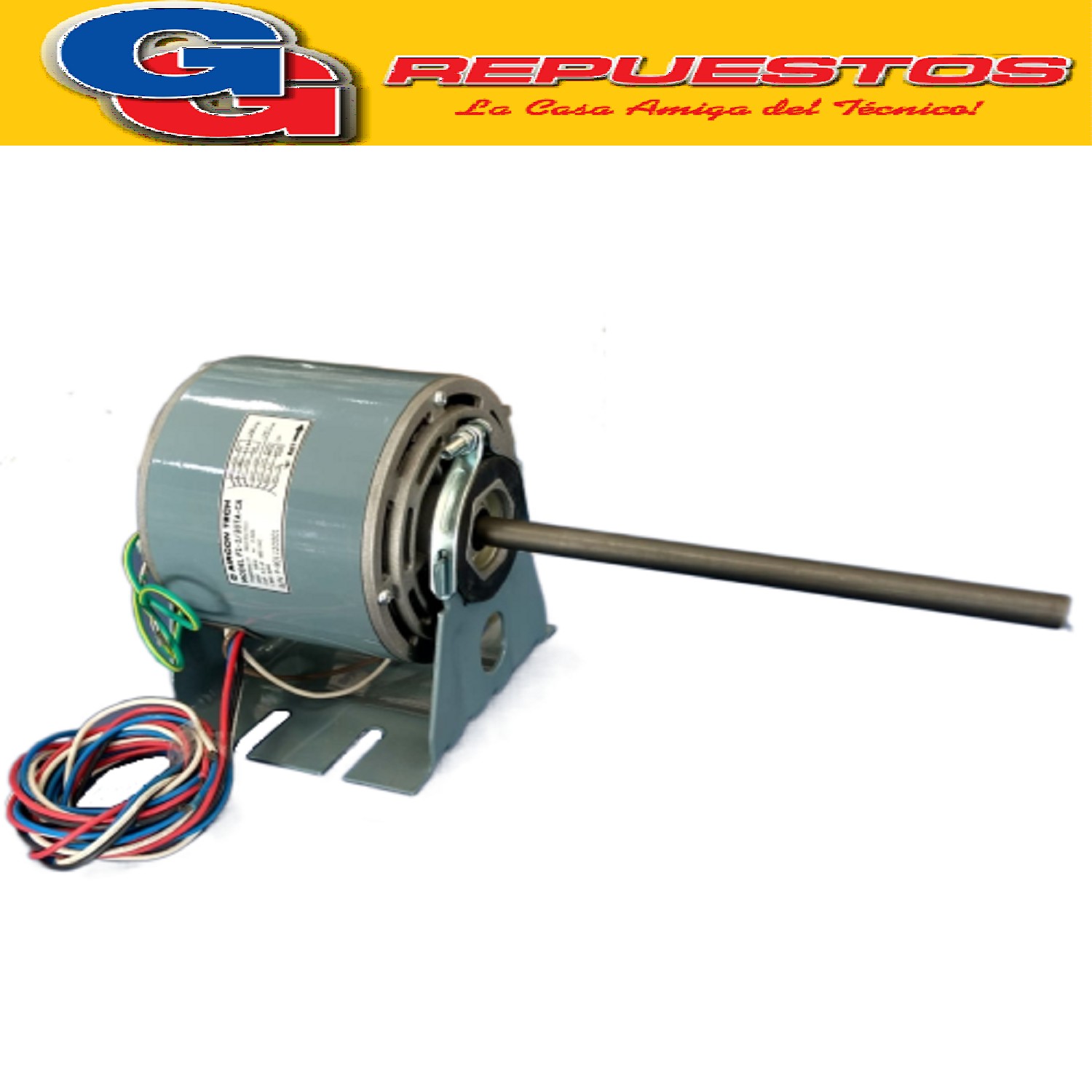 FORZADOR MOTOR EVAPORADOR AIRE ACONDICIONADO PISO TECHO MODE LO F1-1/20TA-CA FF0200005 GIRO HORARIO 3 VELOCIDADES 220V 50Hz 0.60A 3uF 1300 RPM S/N F-901120001 C AIRCON TECH EJE 12,7CM