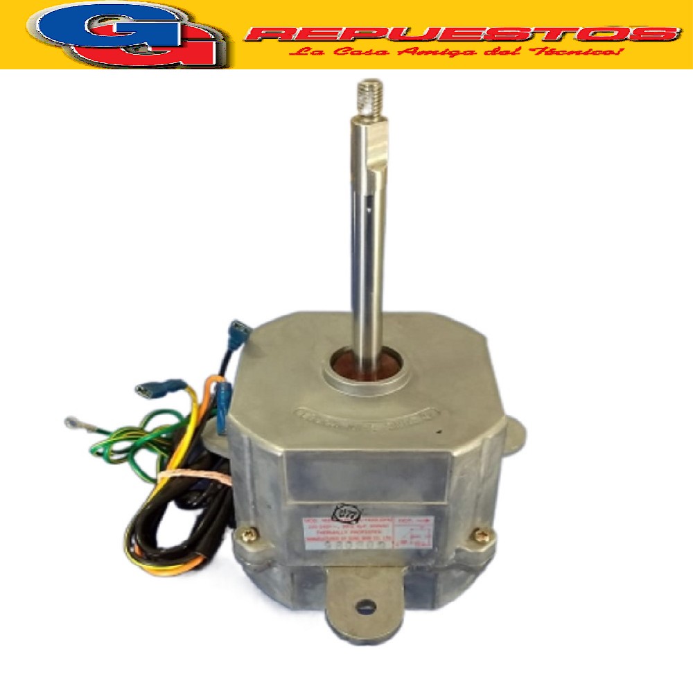 FORZADOR MOTOR CONDENSADOR AIRE ACONDICIONADO 4681AR1437 BGH SPLIT 59G81AR1437A GIRO ANTIHORARIO (IC-1640LGPA) 220-240V 50Hz 6uF 980309 EJE 12MM