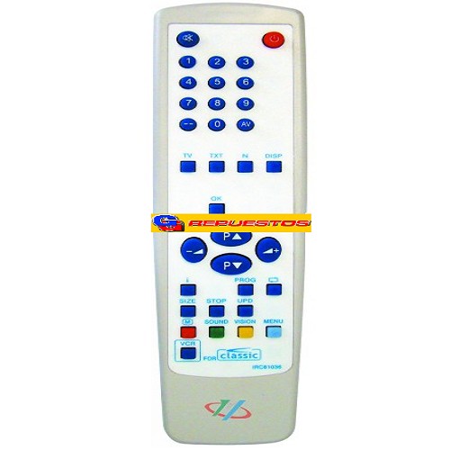 CONTROL REMOTO TV CLASSIC (2474)