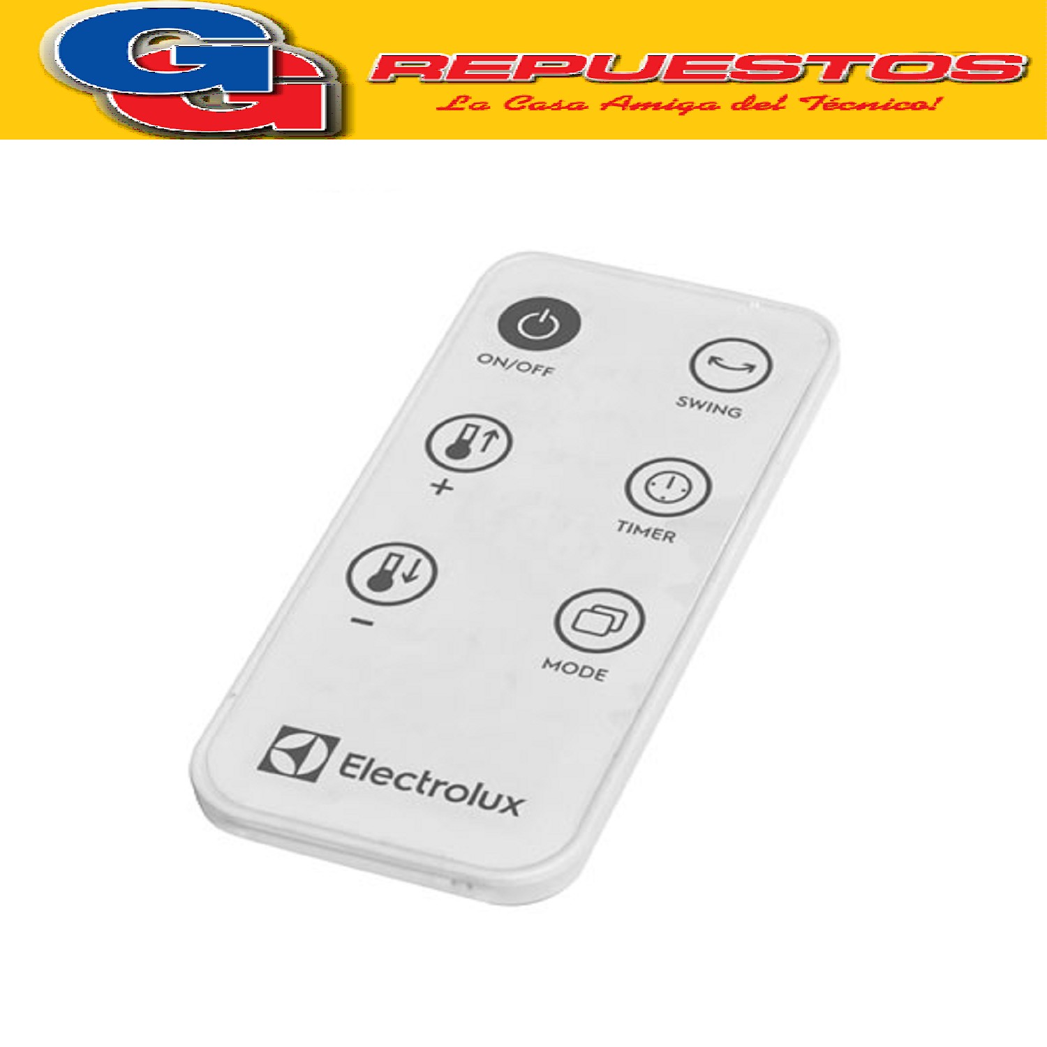 CONTROL REMOTO PARA CALEFACTOR ELECTRICO ELECTROLUX PARA MOD ELOS CAL50 / CAL40 / CAL35 CALOVENTOR