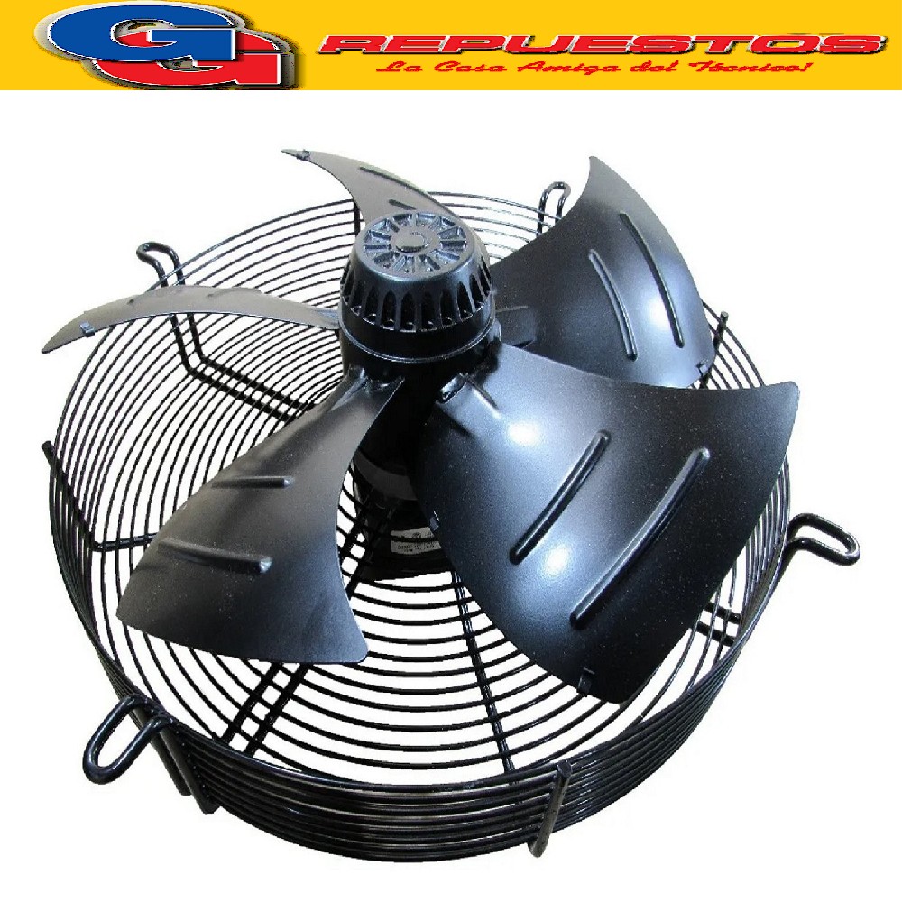 FORZADOR MOTOVENTILADOR 4E-450-50-B MONOFASICO 220V SOPLANTE MOTOR PALA Y REJA 450MM DIAMETRO TOTAL