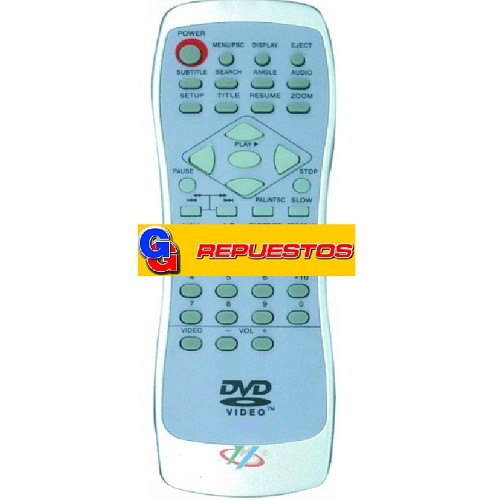 CONTROL REMOTO DVD PANORAMIC (3112)