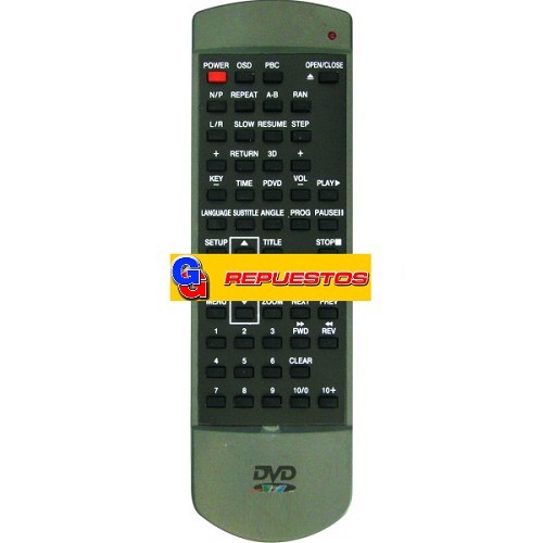 CONTROL REMOTO DVD RANSER