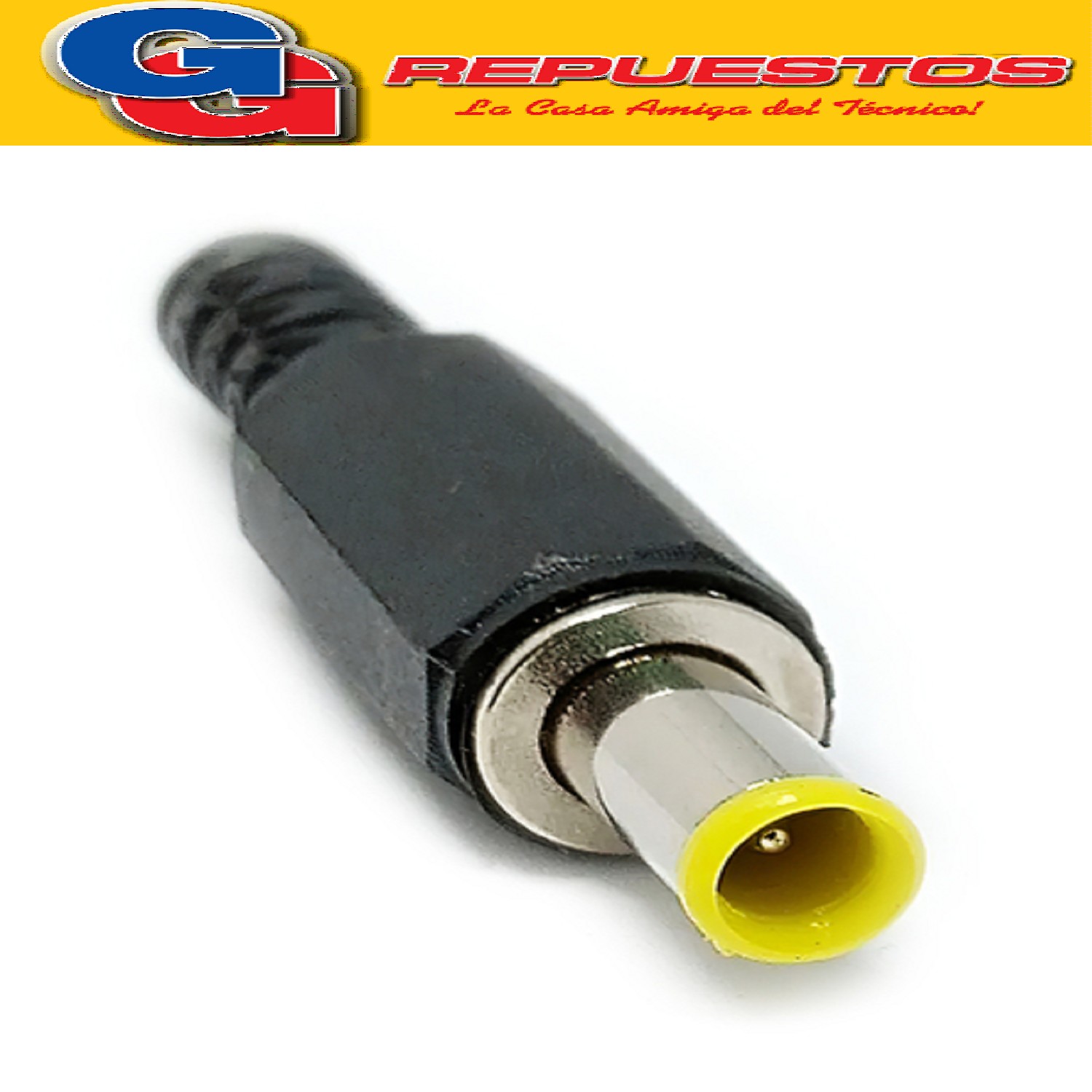 FICHA PLUG HUECO 5.5 X 3.4 X 1 X 10MM CON COLA