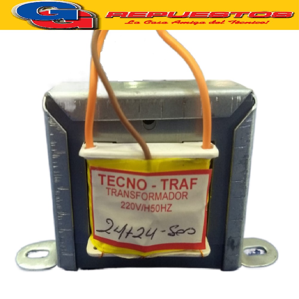 TRANSFORMADOR 24+24-500 mA 24v+24v-0.5a 654631