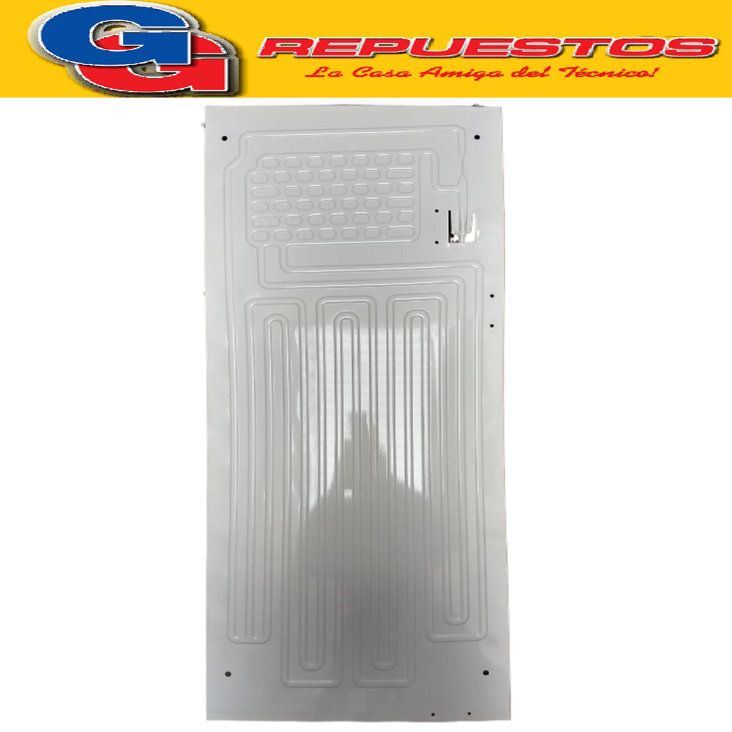 PLACA EVAPORADORA HELADERA EXHIBIDORA BRIKET M5000 ORIGINAL  MONOTUBO 17,2 L/MIN BRIKET MASTER M5000, HELADERA INELRO