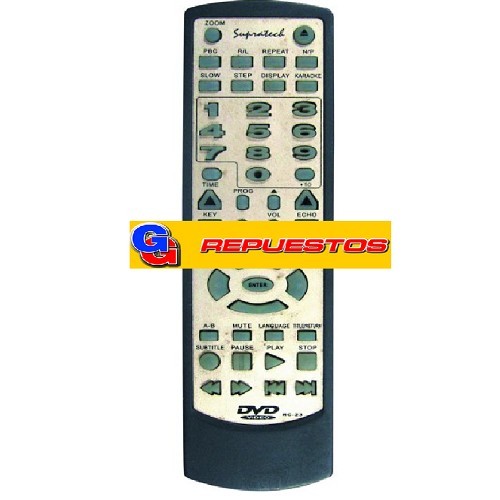 CONTROL REMOTO DVD SUPRATECH (3143)