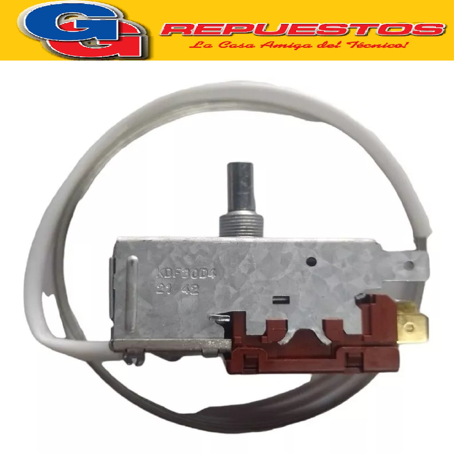 TERMOSTATO KDF30D4 AUTOMATICO FD HELADERA GAFA HGF357 -HGF36 7 - HGF377 - HGF387 - HGF3480  PARA PLACA EVAPORADORA ORIGINAL