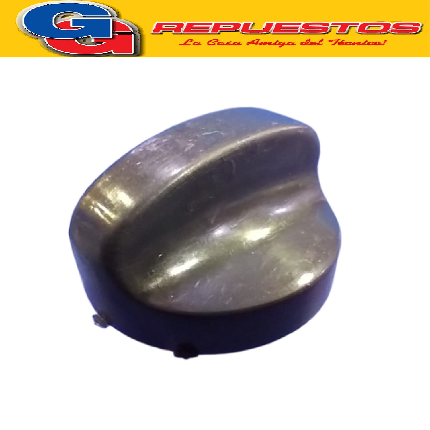 VOLANTE PERILLA ANAFE LONGVIE TIPO 2005 GRIS Ø6 / V/CORTO DE 2 MM / DIAMETRO DEL EJE 6 MM