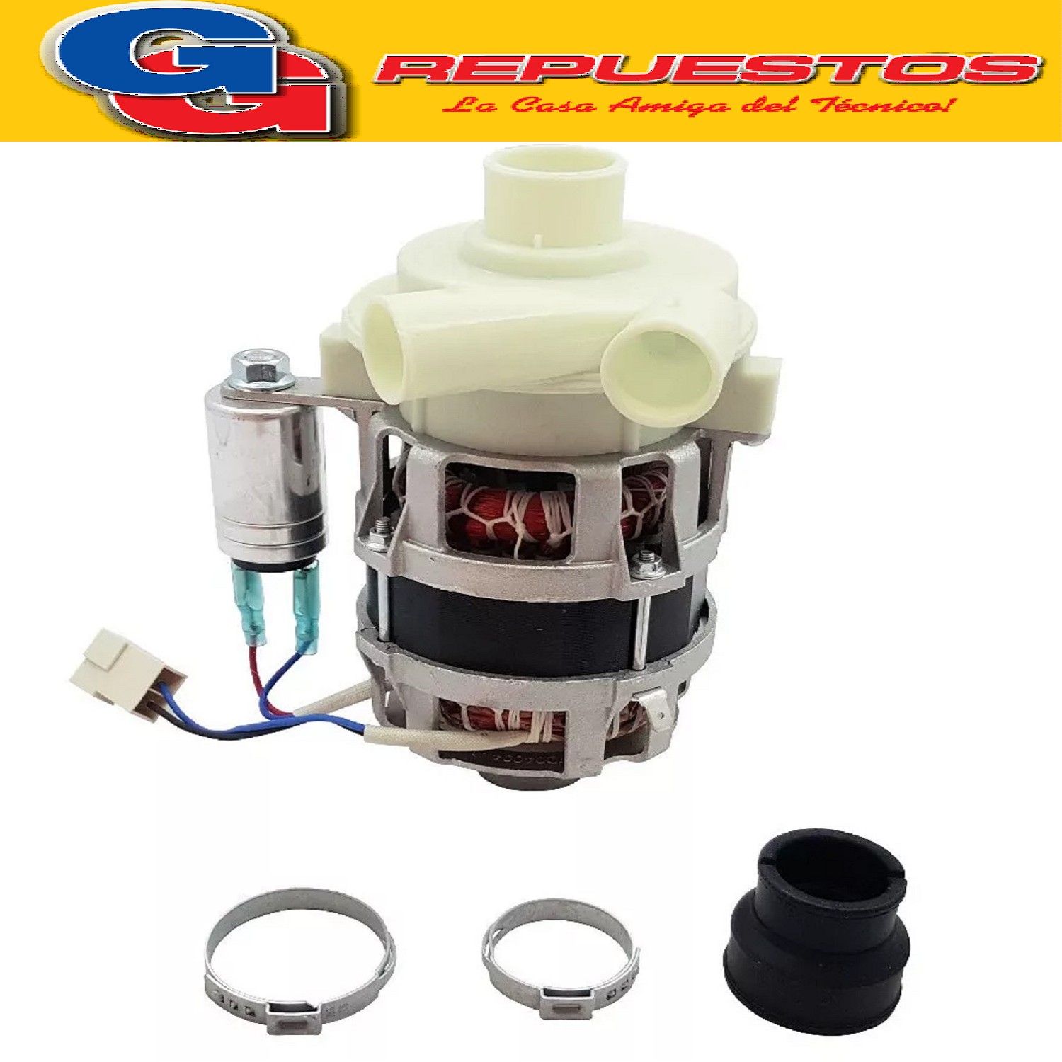 MOTOBOMBA RECIRCULIZACION LAVAVAJILLA PHILCO DWPH65 ORIGINAL ELECTROLUX EHFA09T5AJS-EHFA125LBH-EHFA12T5 AJS-Adap.WHIRLPOOL WLB12A (CAPACITOR 3mf) Cod.Origen:
5300496 (ELECTROLUX-GAFA) 5205989 (ELECTROLUX-GAFA)  
5250683 (ELECTROLUX-GAFA)  17476000009202 (ATMA-SIAM-PHILCO-MIDEA) 20201002 (BAUKNECHT-WHIRLPOOL)
UNIVERSAL ()
Produttore: Welling YXW50-2F (20180821)
95W 0.42A 220-240V 50Hz (150 )
Parts Nro 17476000001528