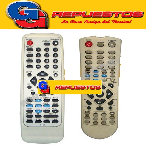 CONTROL REMOTO DVD VARIOS (3158)