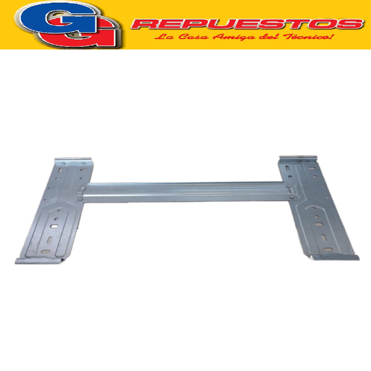 SOPORTE PARA EVAPORADOR AIRE SPLIT 53,5 DE CHAPA GALVANIZADA / LARGO TOTAL: 53,5 CM - ANCHO: 26 CM - ALTO: 1,5 CM