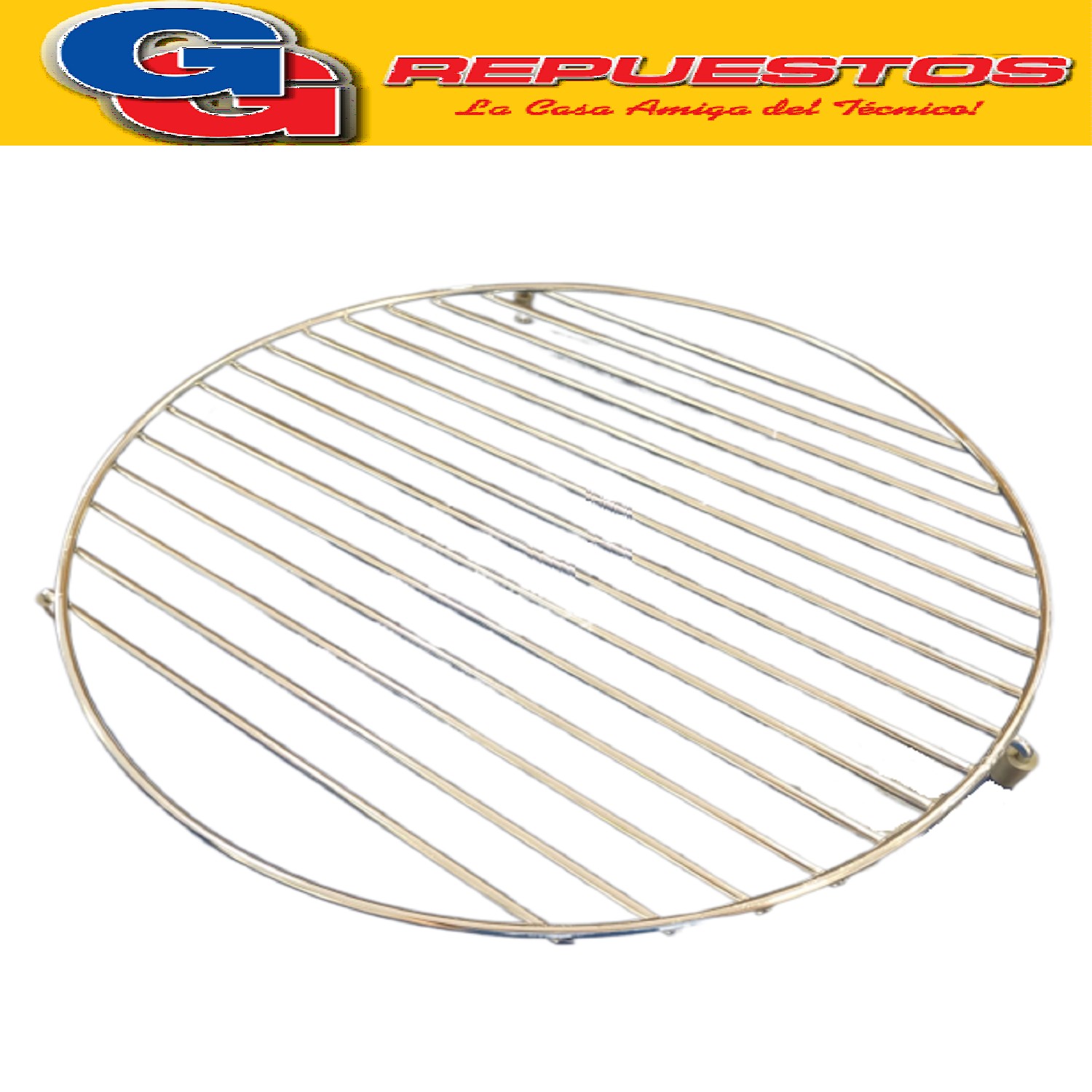 REJILLA PARA PLATO DE MICROONDAS DIAMETRO DE 33 CM ALTURA DE 2.5 CM / POSAFUENTES METALICO PARA EL PLATO DE MICROONDAS