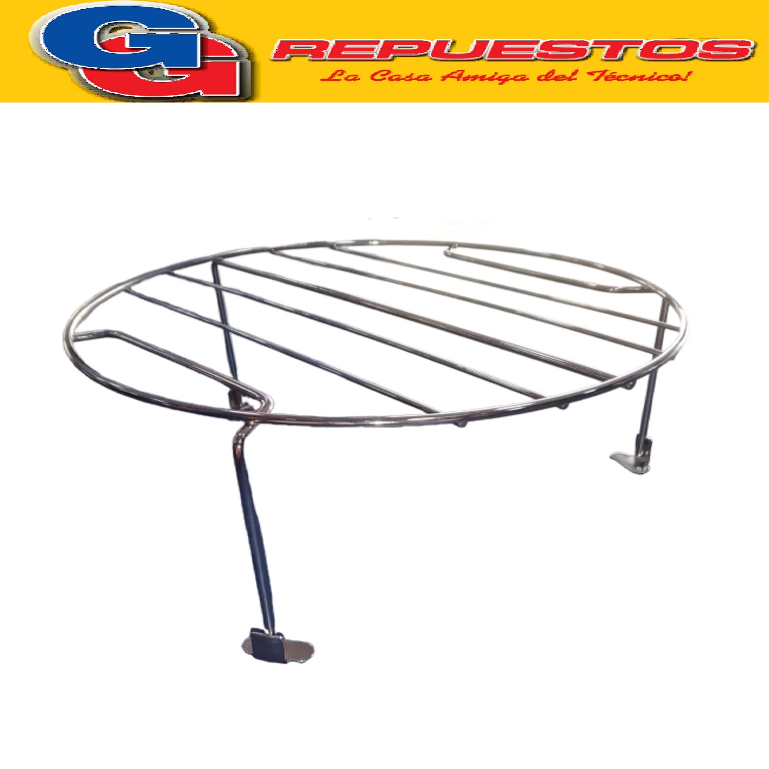 REJILLA PARA PLATO DE MICROONDAS DIAMETRO DE 20 CM ALTURA DE 9 CM / POSAFUENTES METALICO PARA EL PLATO DE MICROONDAS