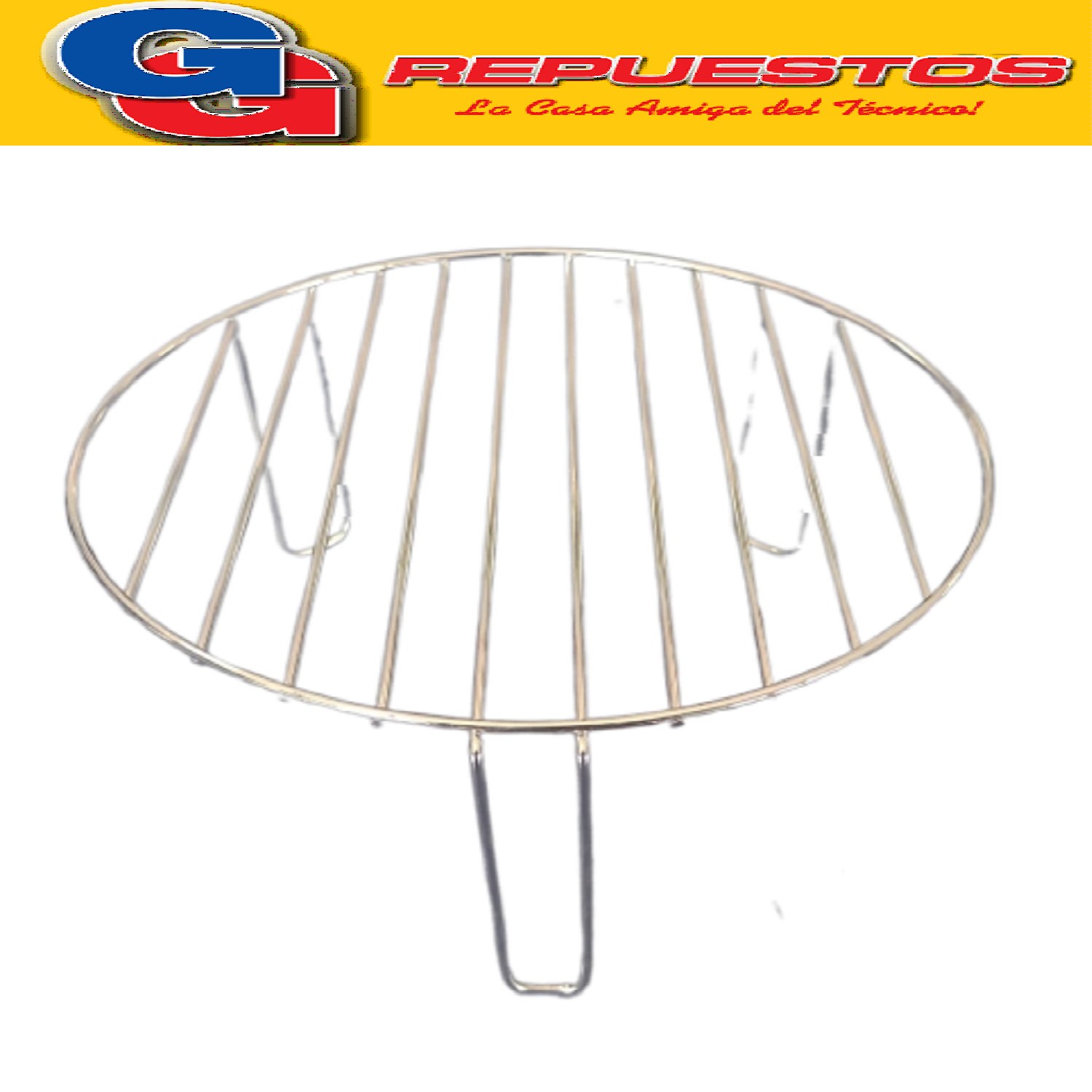 REJILLA PARA PLATO DE MICROONDAS DIAMETRO 23.5 CM ALTURA DE  12 CM / POSAFUENTES METALICO PARA EL PLATO DE MICROONDAS / REJILLA CORTA