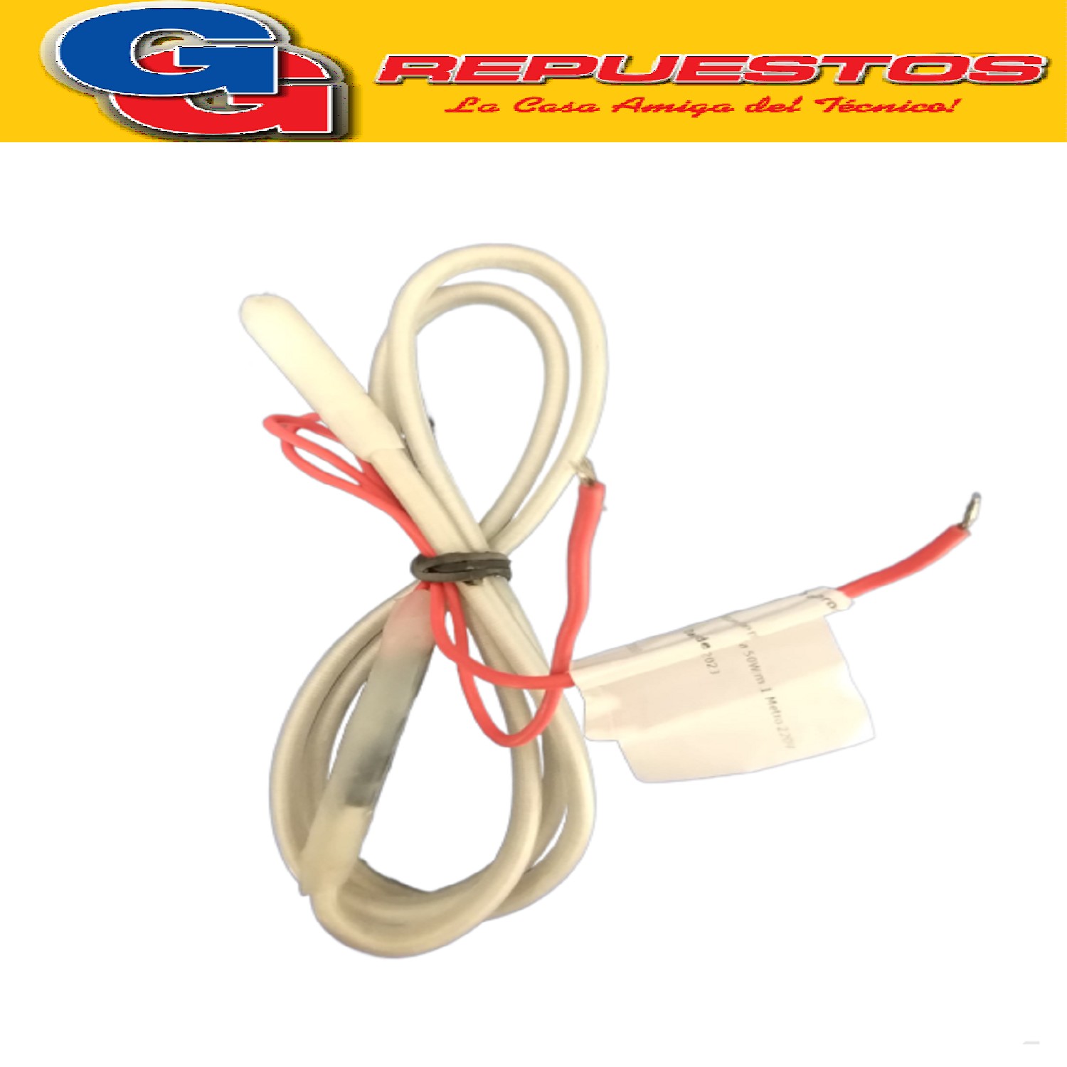 RESISTENCIA CABLE CALEFACTOR TIPO PARALELO DE POTENCIA CONST E, HASTA 200ºC PARA AMBIENTES SECOS Y HUMEDOS. APLICACION: PUERTAS, LOS DESAGUES, LAS VALVULAS DE CAMARAS FRIGORIFICAS, TUBOS DE CALEFACCION EN GENERAL,ETC.
FABRICACION: RESISTENCIA TPC HECHA A MEDIDA CON EXTREMOS VULCANIZADOS DE 500MM EN LA ZONA FRIA.
AISLAMIENTO:SILICONA.
NUCLEO: CABLE SILICONE.
POTENCIA MAXIMA: 50 W/MTS.
HILO RESISTIVO: Ni-Cr.
LARGO: 1MT.