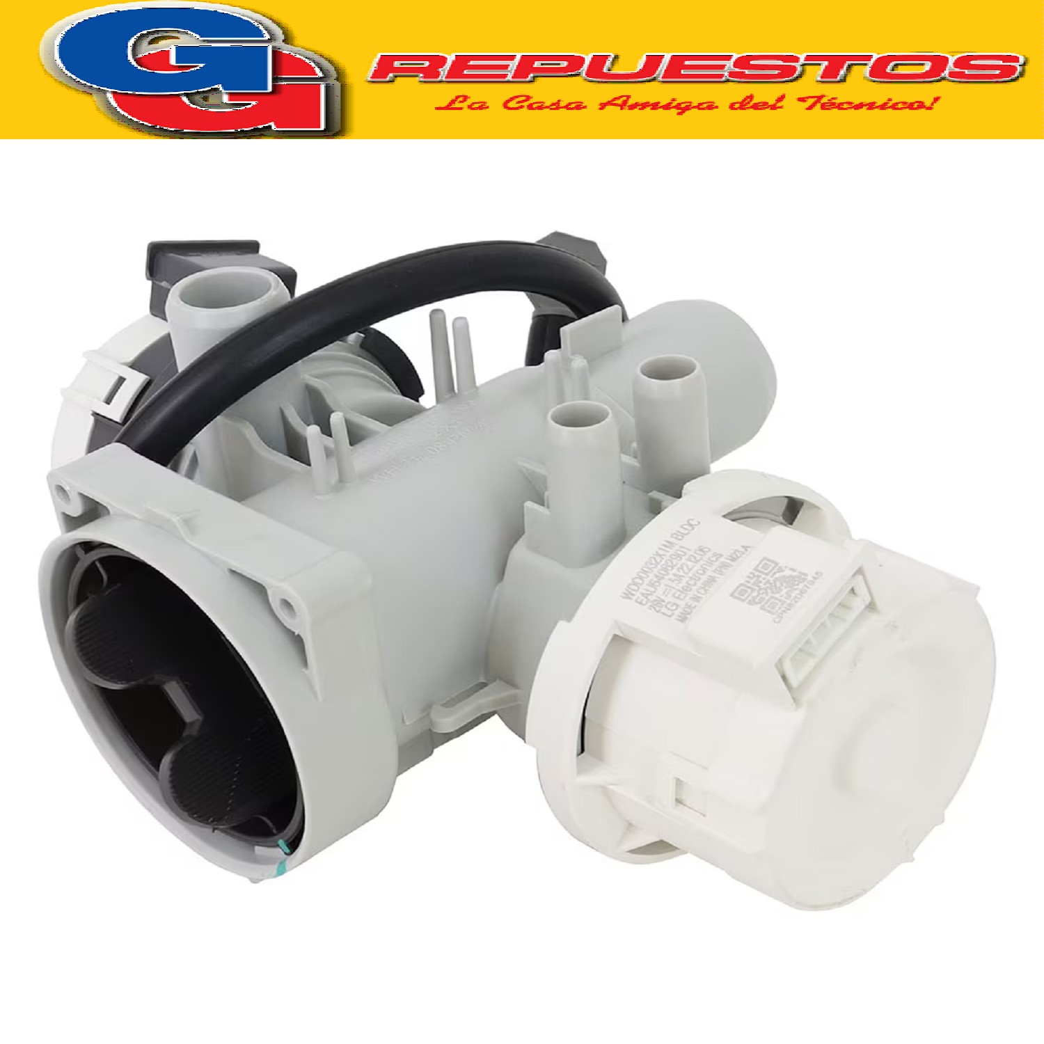 ELECTROBOMBA DOBLE MOTOR 26V LAVASECARROPAS LG WD22VV2S6  (C OMPLETA ORIGINAL) NOTA: Contiene EAU64082902
DRAIN PUMP 26V WASHING MACHINE LG Cod.Origen: AHA75693404-AHA75693426 (LG) POMPA DI SCARICO LAVATRICE LG 14073404