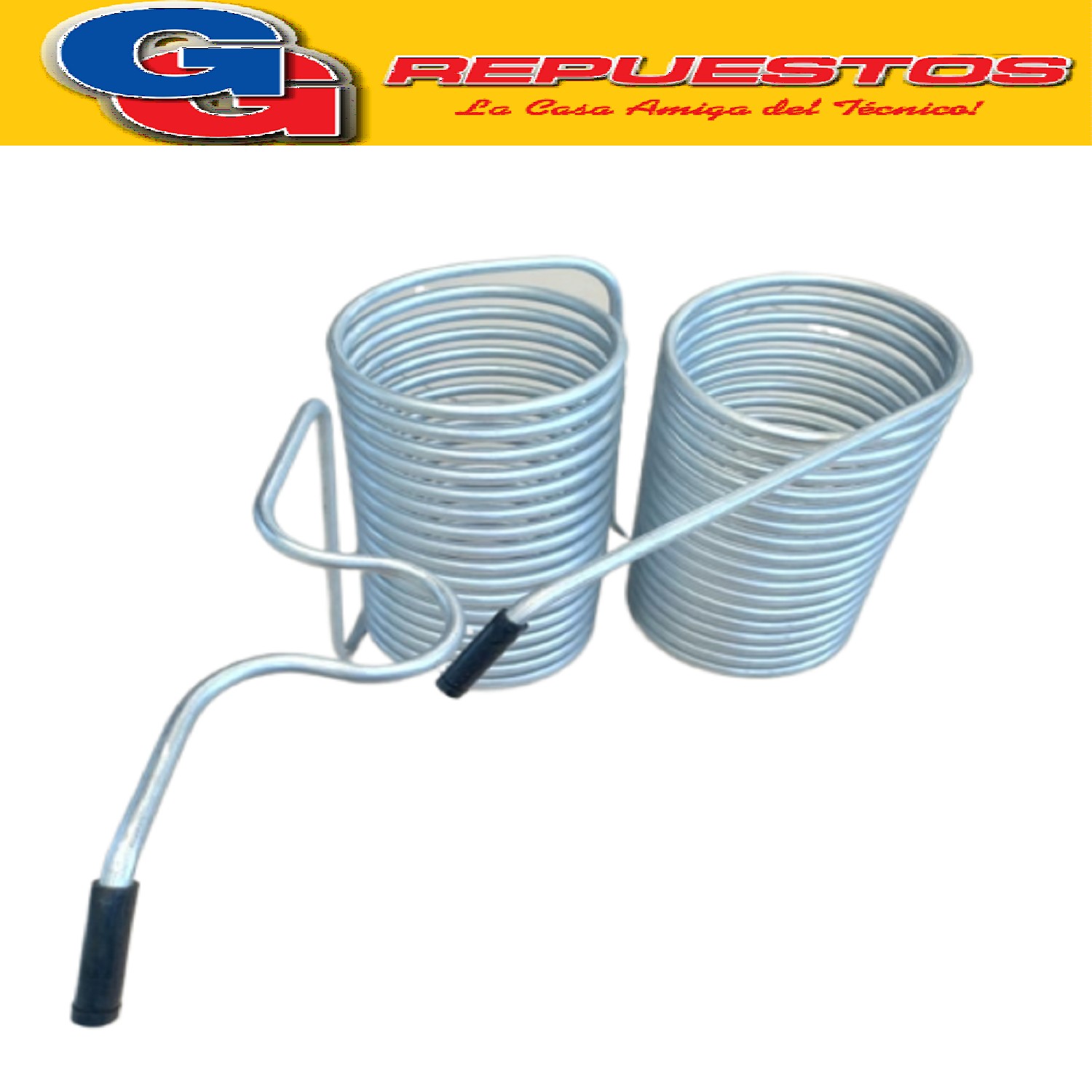 CONDENSADOR HELICOIDAL 1/3HP PARA HELADERAS EXHIBIDORAS COME RCIAL / FREEZER CAÑO DE ACERO GALVANIZADO CAÑO DE 5/16 1/3 HP 2 RULOS MARCAS COMPATIBLES BAMBI / COCA COLA / GAFA