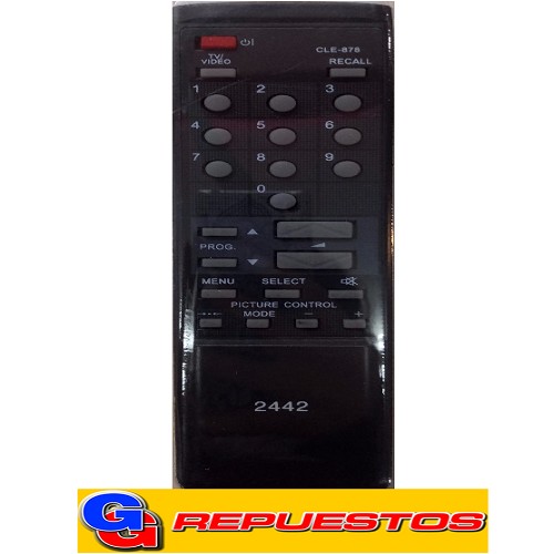 CONTROL REMOTO TV HITACHI (2442) CLE878