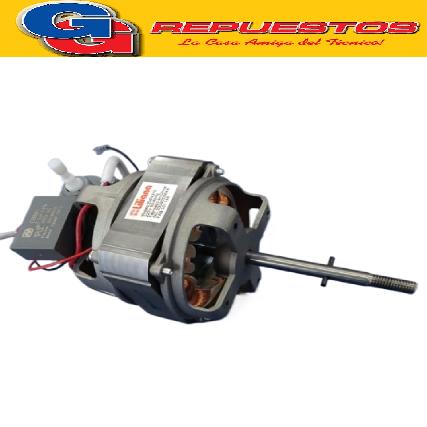 MOTOR VENTILADOR DE 24 MARCA LILIANA MODELO DE MOTOR ZZVP431 0 220V 50-60Hz COMPATIBLE CON LOS MODELOS VPHP24 / VW2416 / VPHP2416 / VTFM22 / VP24P / VPC22 / VP25M / VW25M / VPM2016CB / VW25MCB / VP25MCB