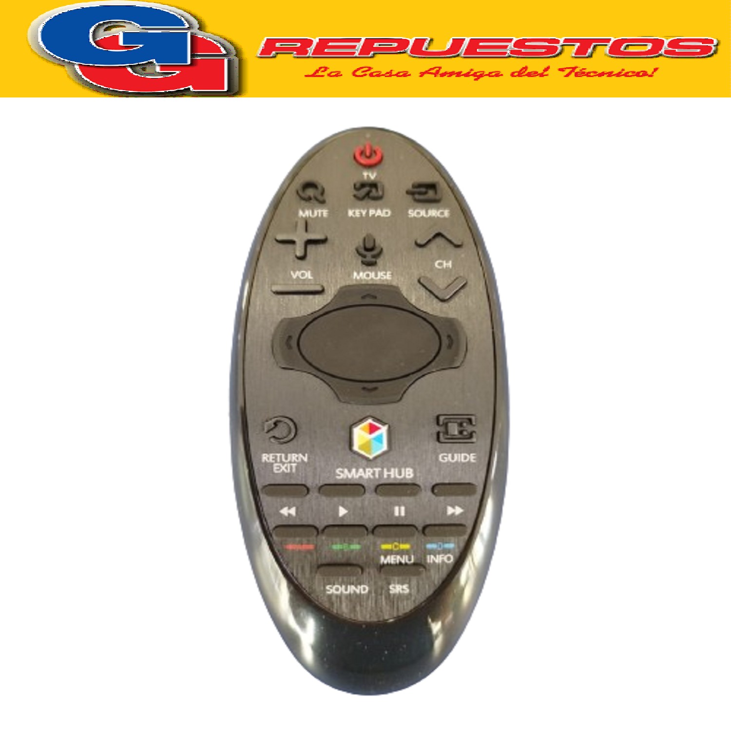 CONTROL REMOTO SMART TV MOUSE PARA SAMSUNG SR7557 CON USB /  Original model: BN94-07557A