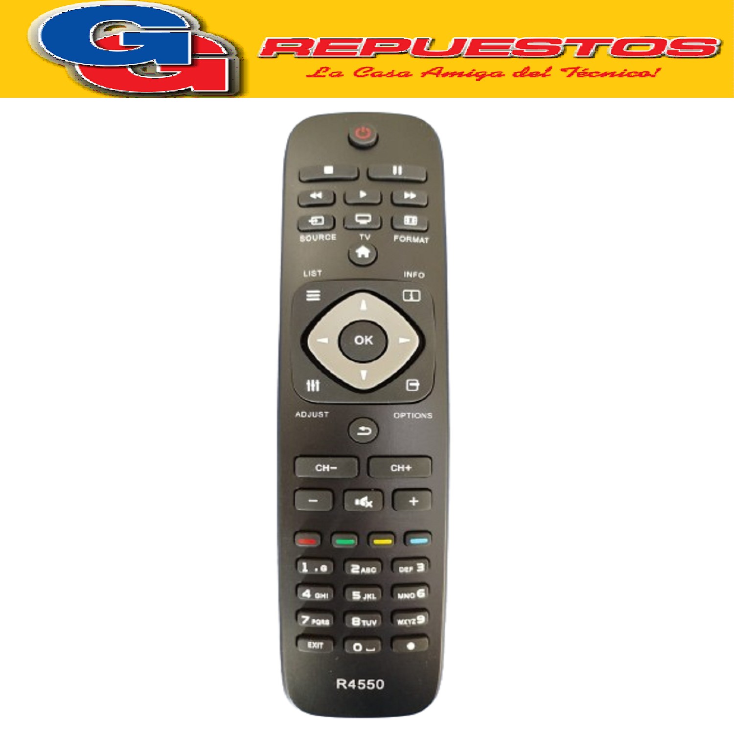 CONTROL REMOTO TV SMART PARA PHILIPS R4550