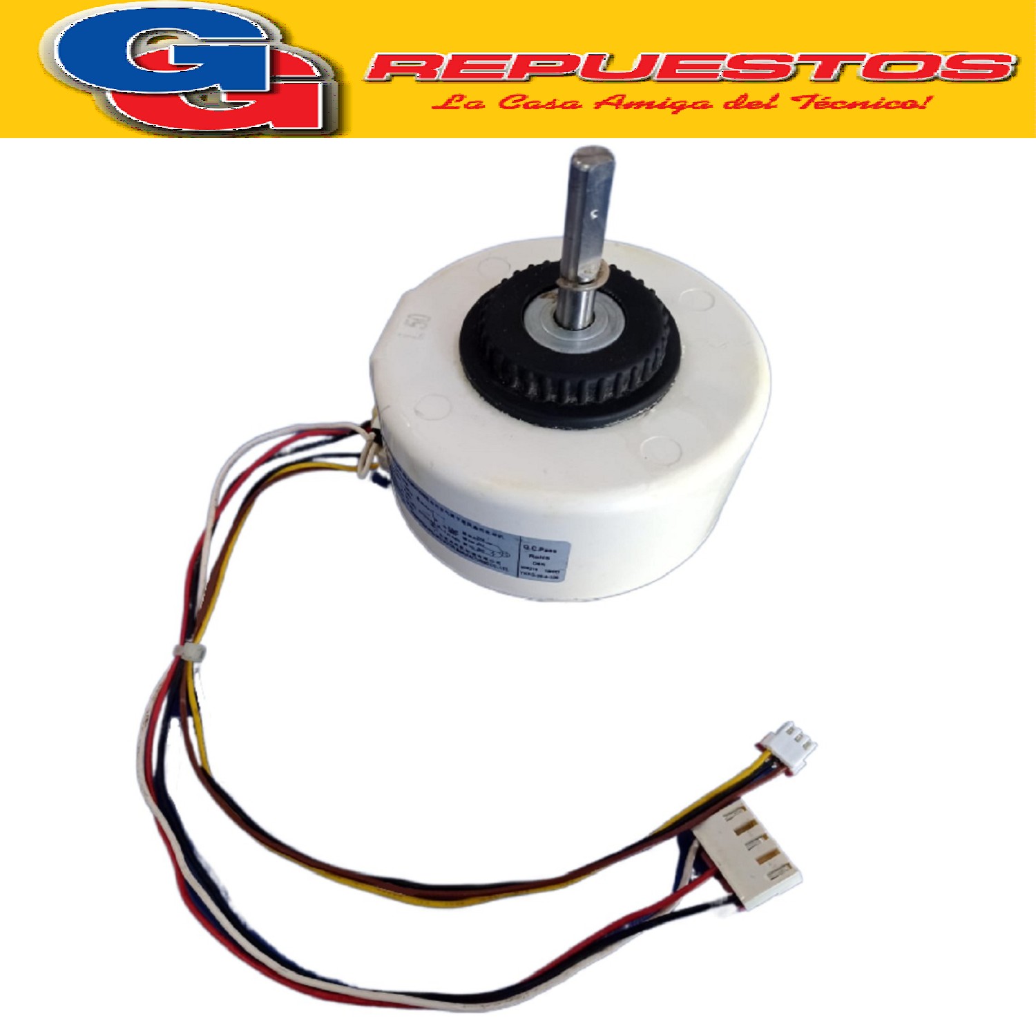 MOTOR FORZADOR EVAPORADOR AIRE ACONDICIONADO SPLIT  YKFG-35- 4-106 28W 220-240V 50Hz 4P 0.29A 1240RPM, CAPACITOR 2uf