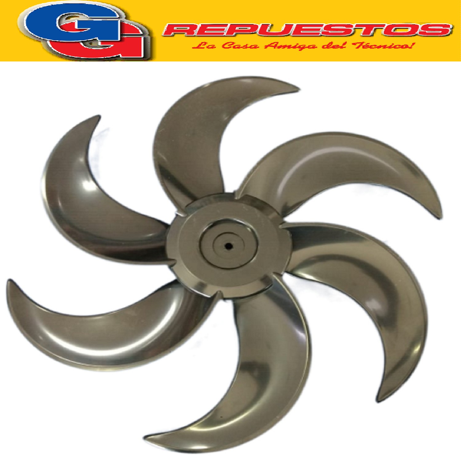 HELICE 20 EJE 8MM DE PLASTICO 6 ASPAS PARA CHAVETA VENTILADOR LILIANA COMPATIBLE CON LOS MODELOS VE4080B2 / VE4081B2