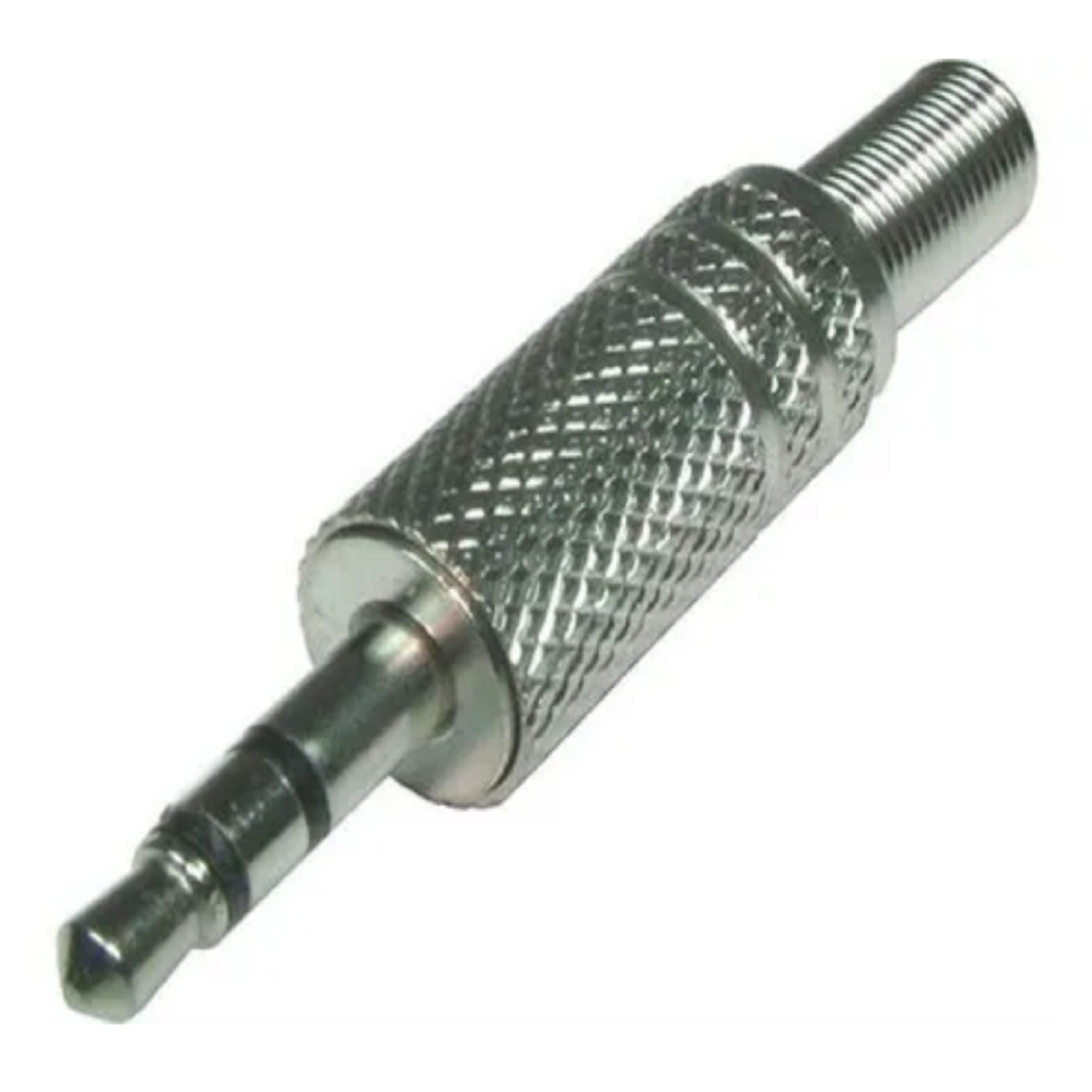 FICHA PLUG ESTEREO 3.5mm METALLICO