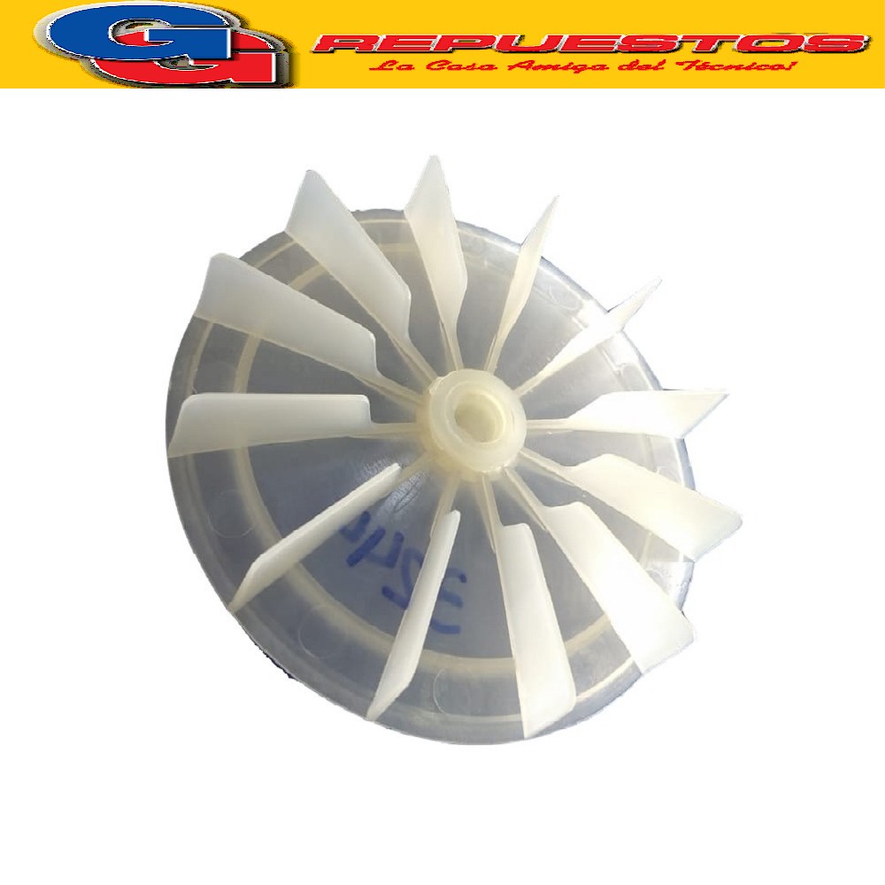 VENTILADOR TURBINA MOTOR DREAN CONCEPT 1 Y 2 FUZZY ORIGINAL  EJE 11MM, DIAMETRO 137MM, ALTO 25MM. DREAN PATRIOT 475- 535, CONCEPT UNICOMAND 116, ELECTRONIC 156, FUZZY LOGIC 206, 5.05 V1 V2 FUZZY TECH. TOKYO FACILITA 535CS, JAMES LR5000A. SECARROPAS DREAN WIND 4.5K, MARSHALL MTI 2005-3010-6500-6514-6620 Cod Origen: WW01F02114