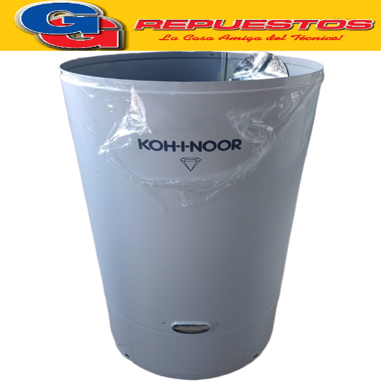 CAMISA GABINETE PARA SECARROPAS KOHINOOR B-662 B-665 BLANCA  ORIGINAL. DIAMETRO 34 CM ALTO 61.7 CM