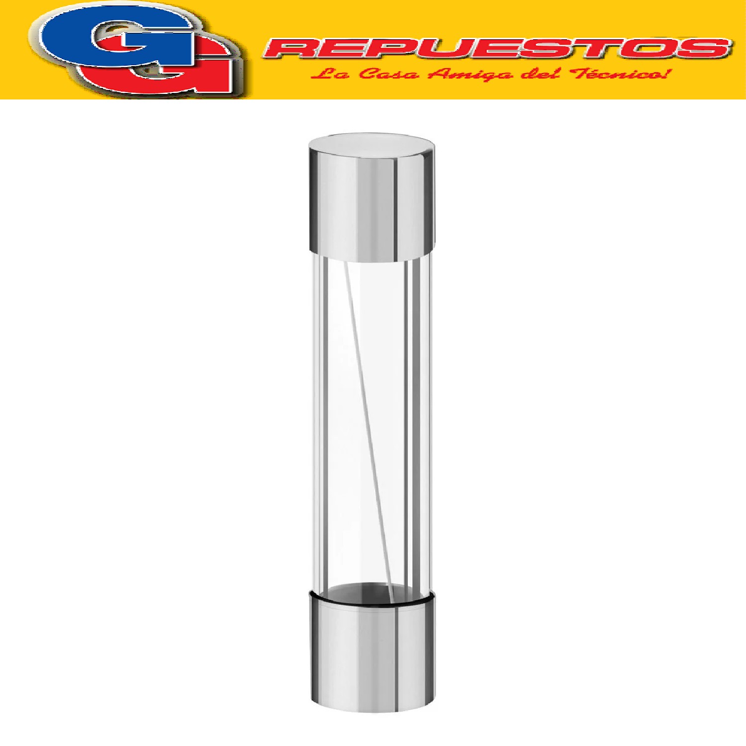 FUSIBLE DE VIDRIO 6X30 250V 15A