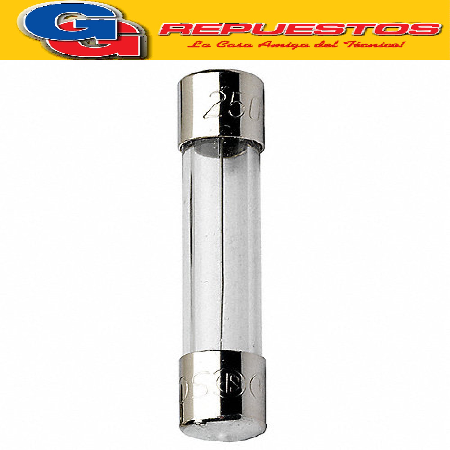 FUSIBLE DE VIDRIO 6X30 250V 20A