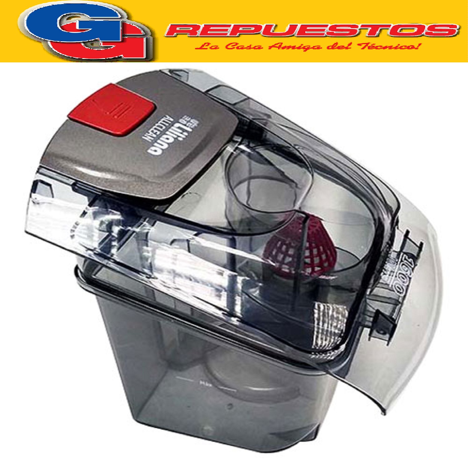 CONTENEDOR DE POLVO PARA ASPIRADORA LILIANA COMPATIBLE CON LOS MODELOS LA910 / LA110