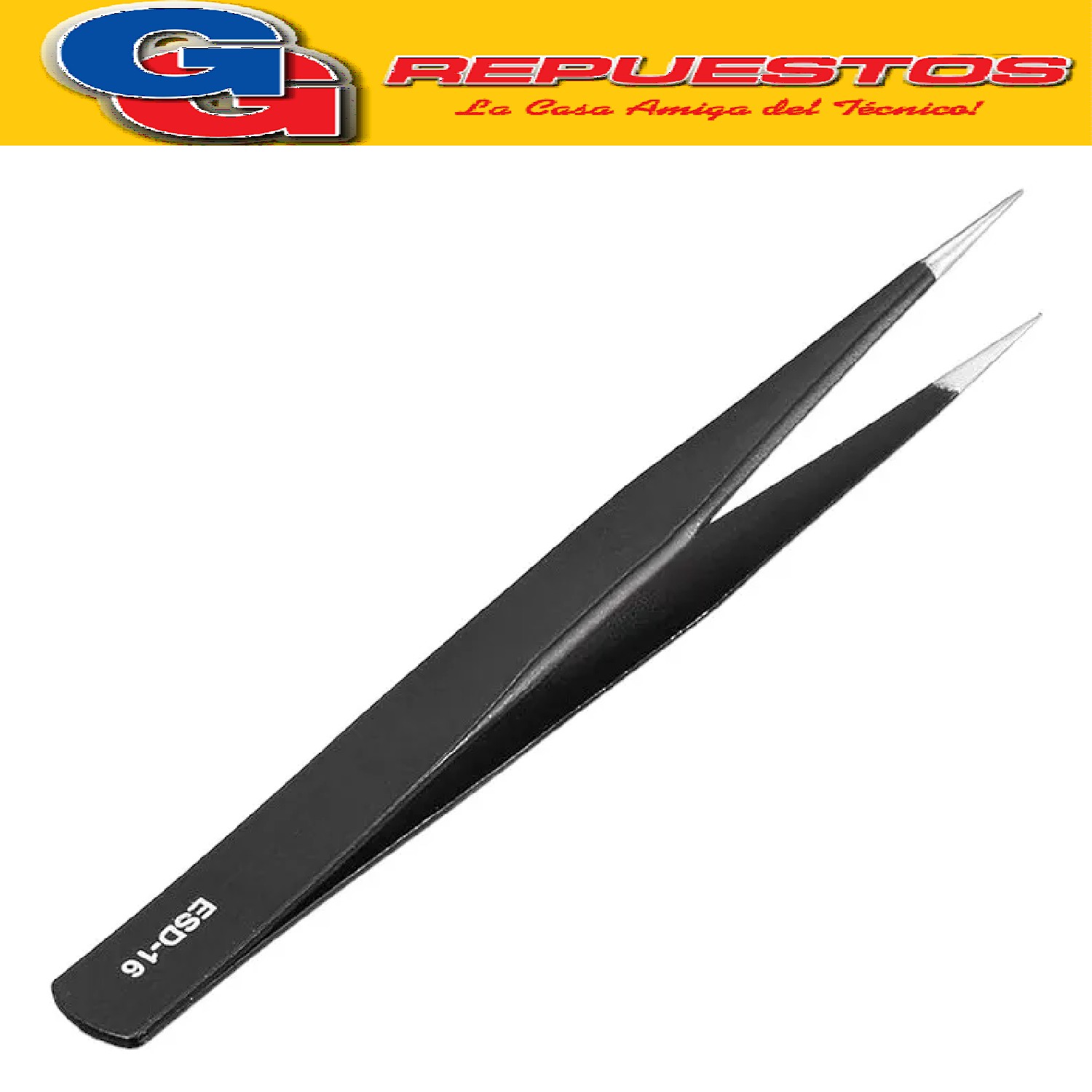 BRUSELA PINZA DE PRECISION PARA ELECTRONICA CELULARES Esd-1 6