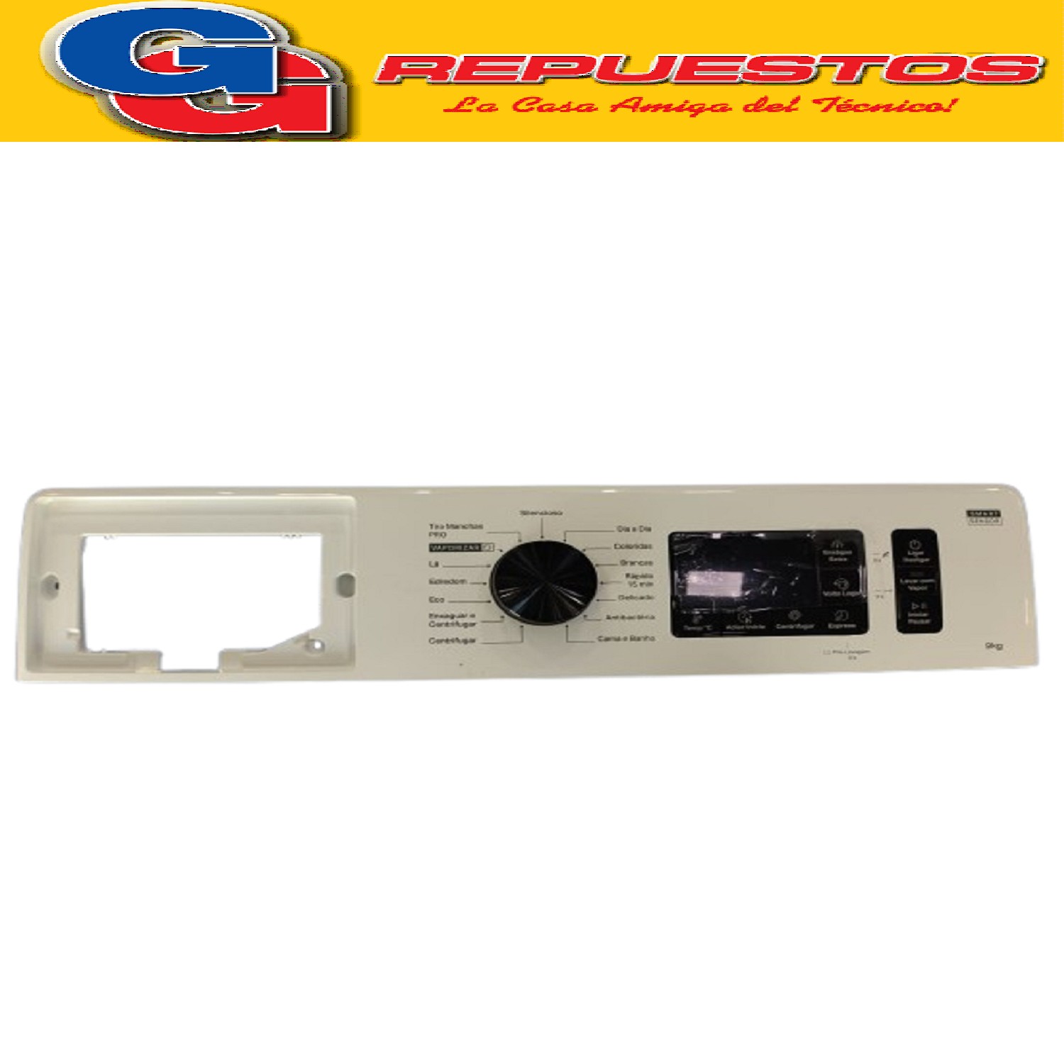 PANEL COMANDO CON PLAQUETA LAVASECARROPAS PARA WHIRLPOOL 9KG WNQ90AB