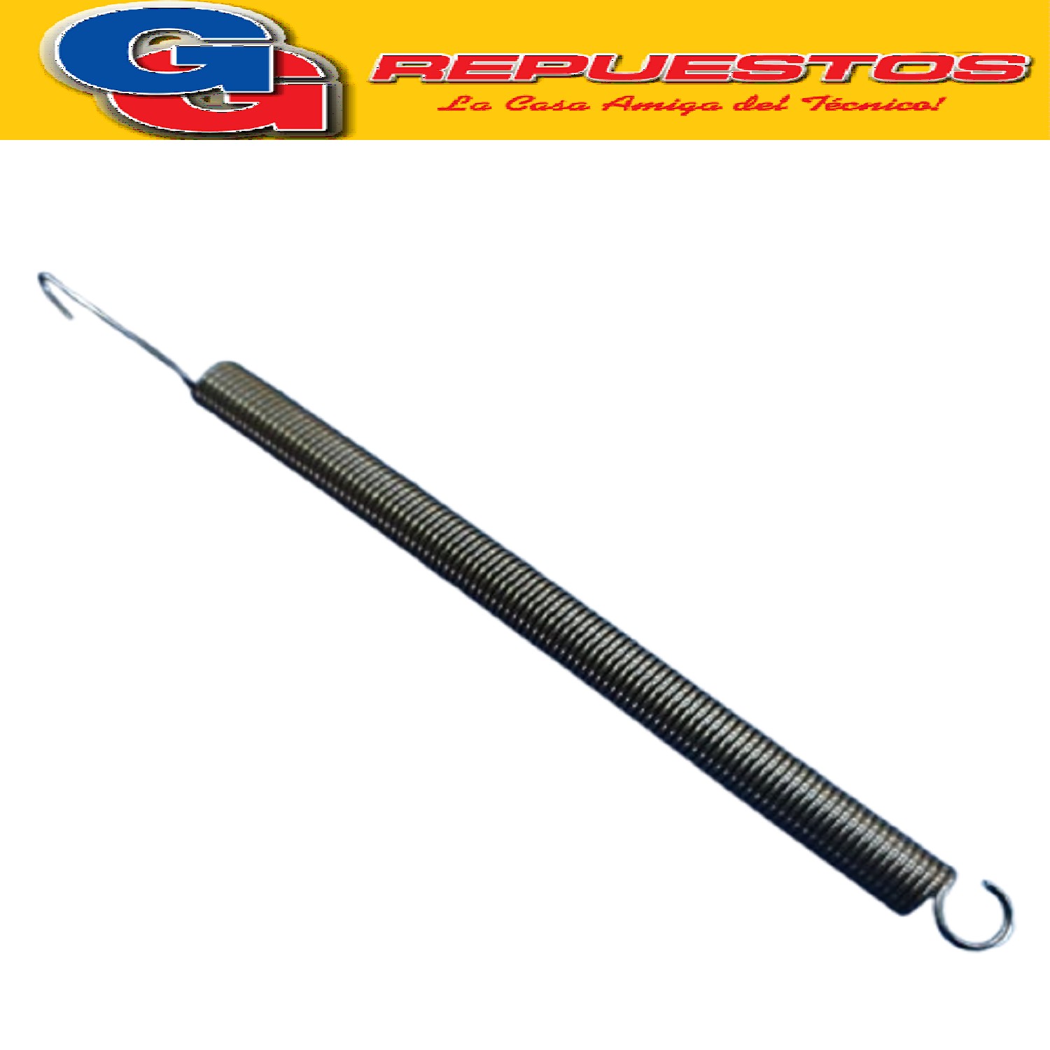 RESORTE IZQUIERDO PARA HORNO ELECTRICO LILANA COMPATIBLE CON LOS MODELOS AO946 / AO146 / TO3000-AR / TO4500-AR / AO132 / AO146-Avon / AO145V / AO138 / AO460 / AO320 / AO320-Avon LARGO TOTAL 14.3CM DIAMETRO 8MM DIAMETRO
