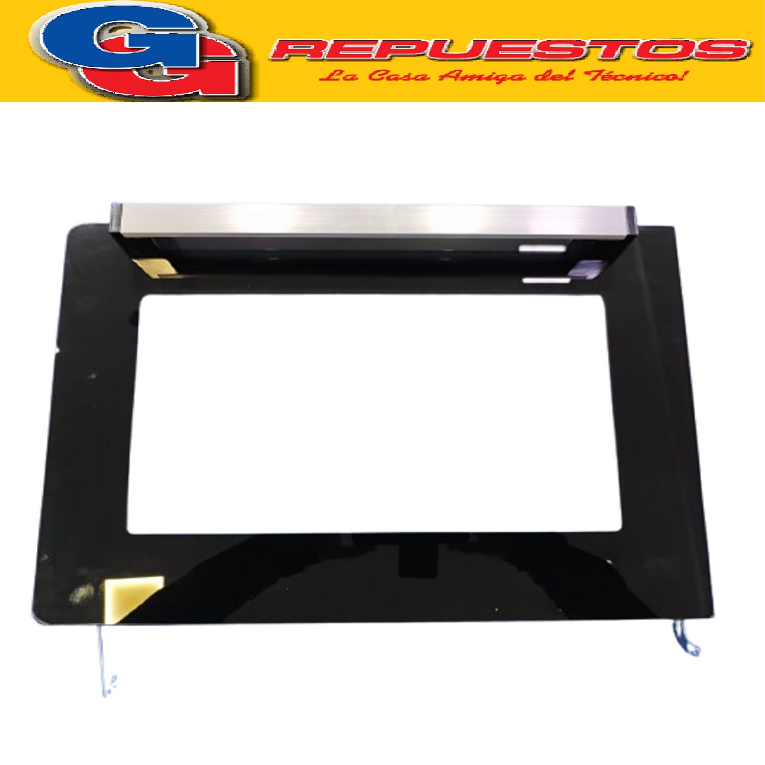 PUERTA DE VIDRIO PANEL PARA HORNO ELECTRICO LILIANA COMPATIBLE CON EL MODELO AO145V ALTO 33,4CM ANCHO 46,2CM ESPESOR DE LA PUERTA 1,9CM