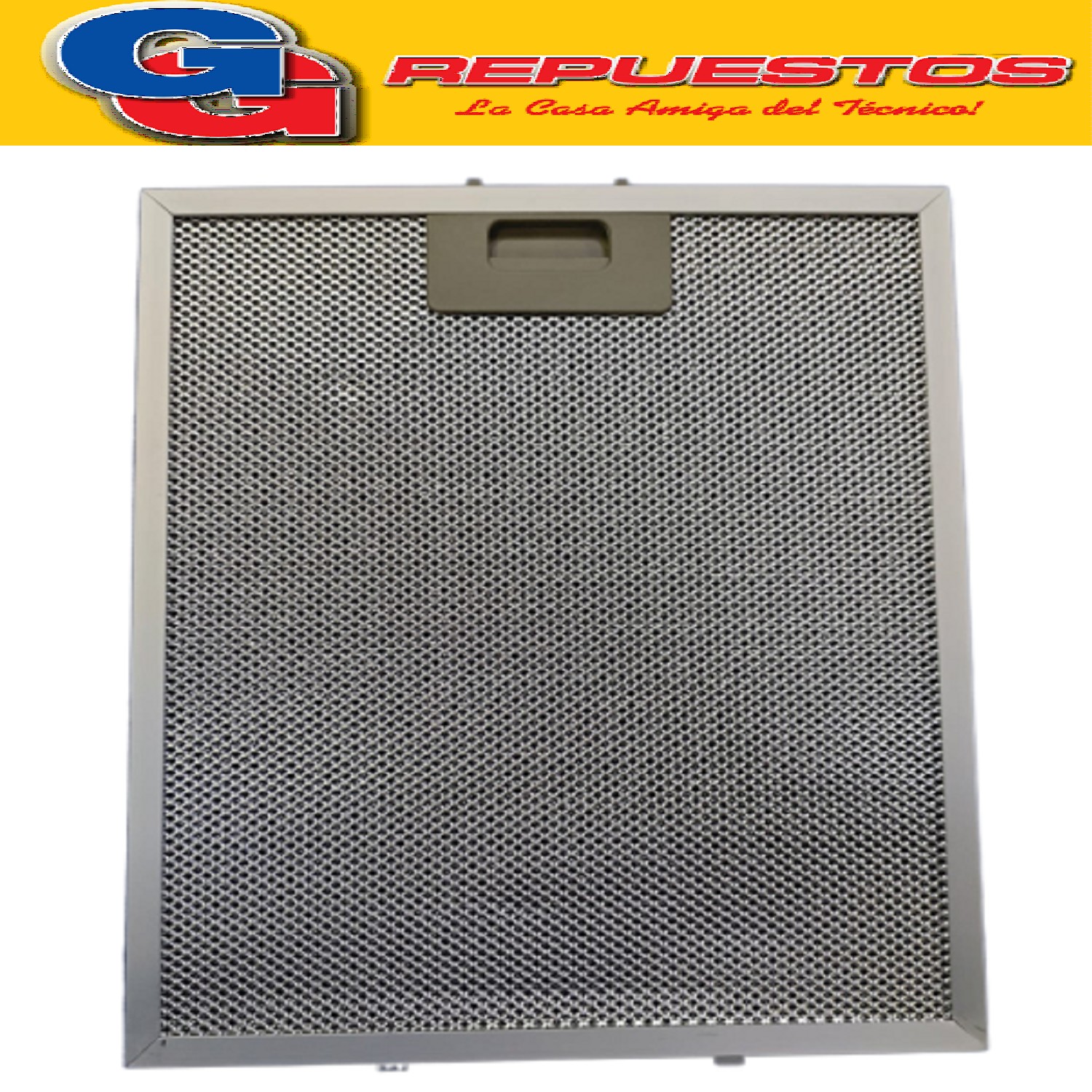 FILTRO DE ALUMINIO PARA PURIFICADOR EXTRACTOR DE COCINA MARCA LILIANA COMPATILE CON LOS MODELOS KP992 / KP991 / KP992 MEDIDAS 28CMX33,8CM ESPESOR 9MM